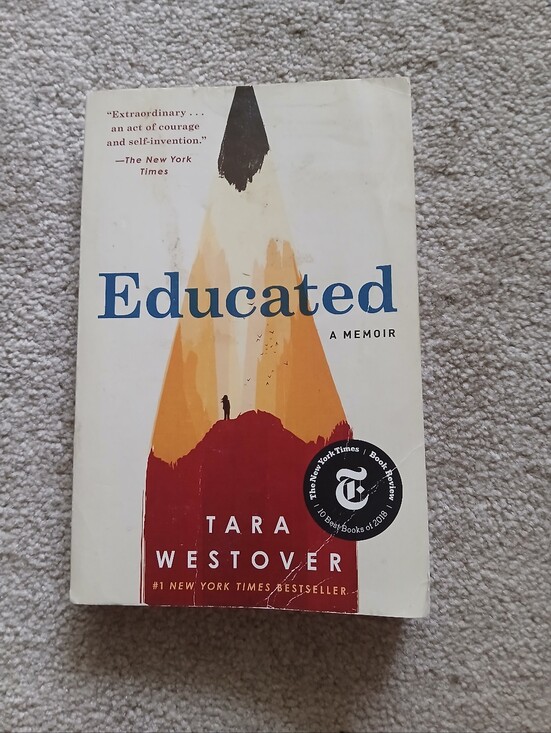 Other - 🤯2/$15 Educated by Tara Westover Paperback Book
